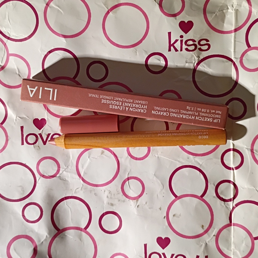 ILIA LIP SKETCH HYDRATING CRAYON "DECO" Rose 🌹 Pink 🩷